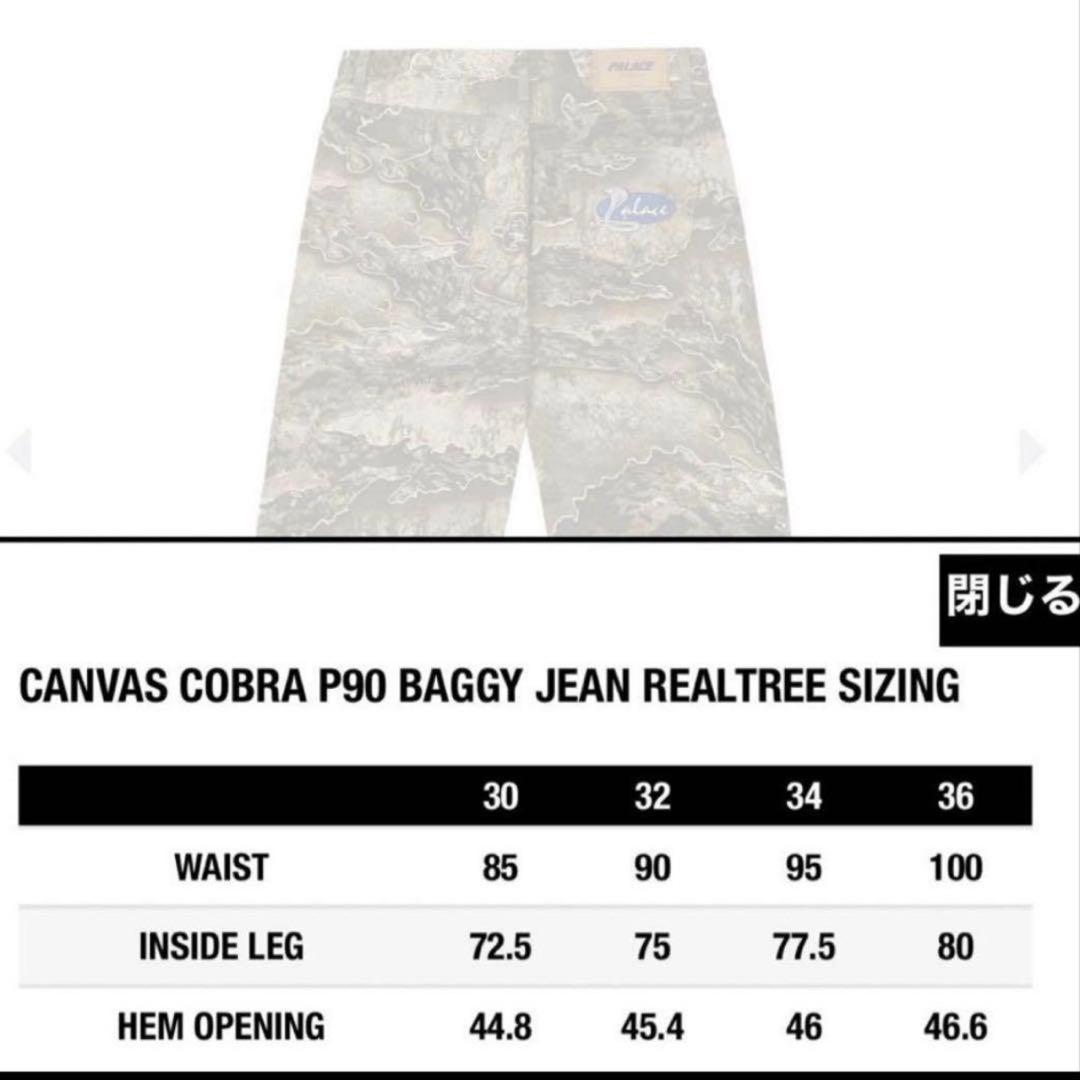 パンツ palace canvas cobra p90 jean realtree
