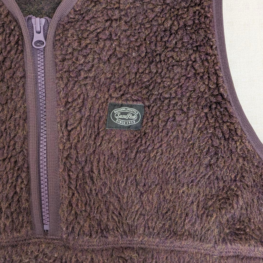 【19-20限定割引】Wool Fleece Vest peak ベスト