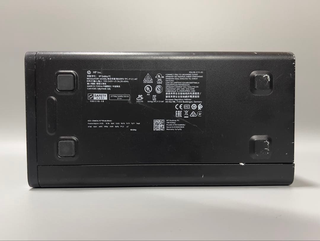 HP Ryzen5 2400G 16GB HDD500GB Win10 動作OK