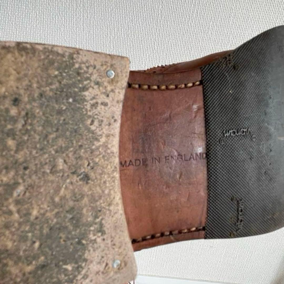 Tricker's トリッカーズ レザーウイングチップブーツ　レースアップ