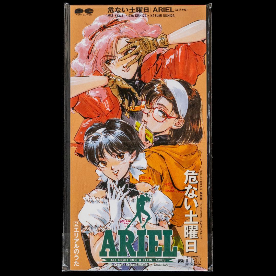 LD ARIEL エリアル 全4枚 カセット3本 CD4枚 セル画 設定資料集