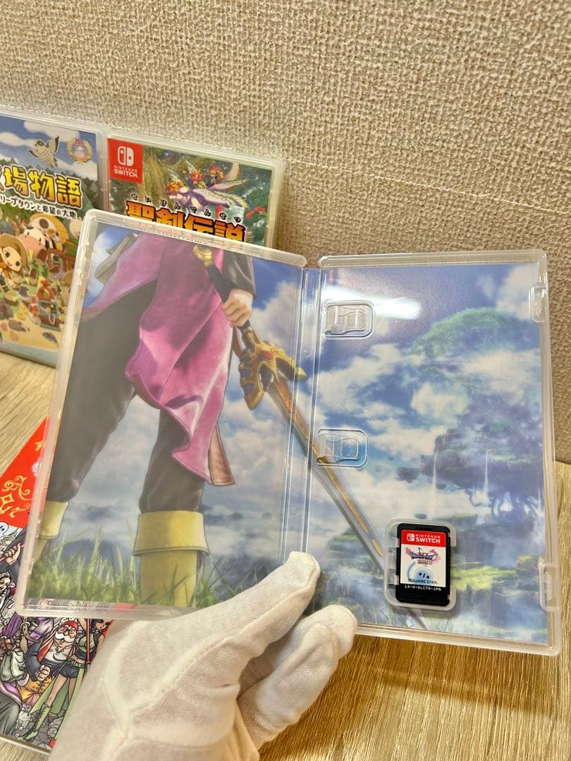スウィッチソフト3部　1.ドラゴンクエストⅪ 2.聖剣伝説 3.牧場物語