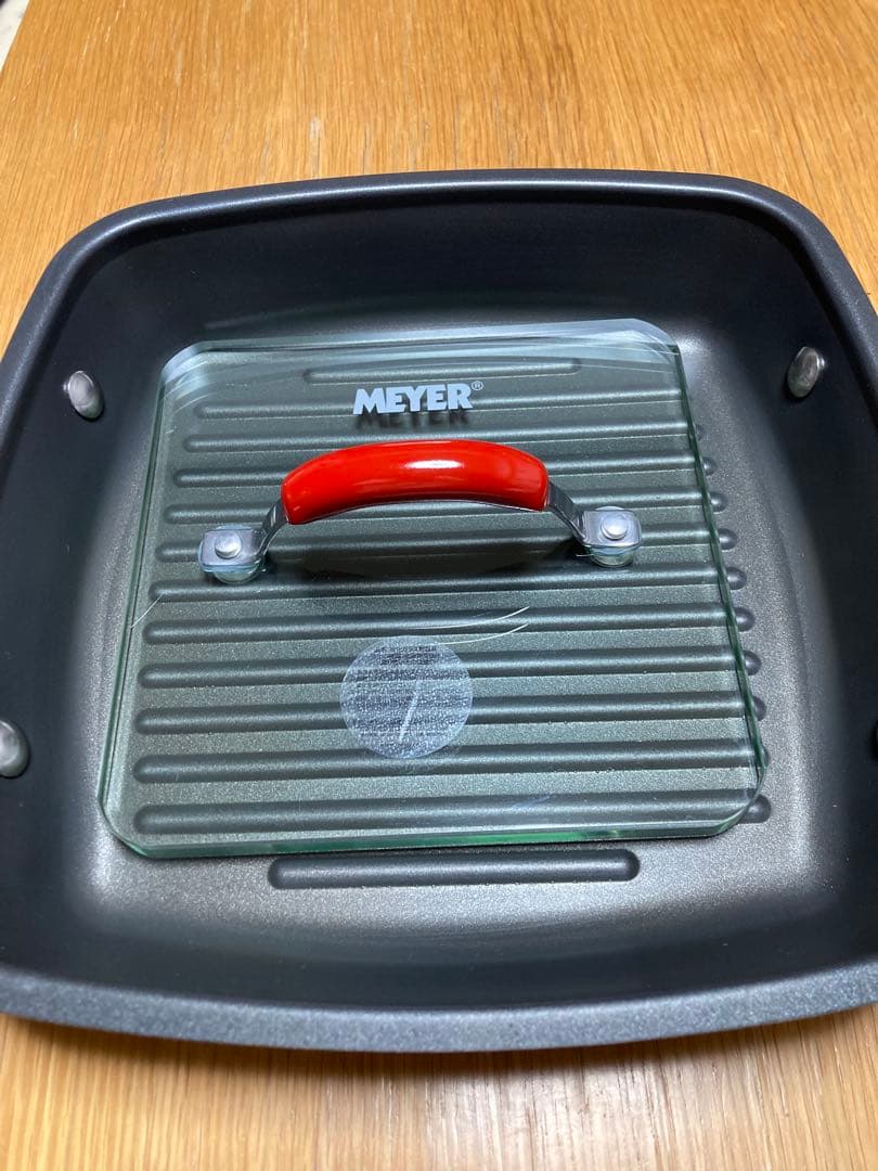 MEYER グリルパン ガラス蓋付き