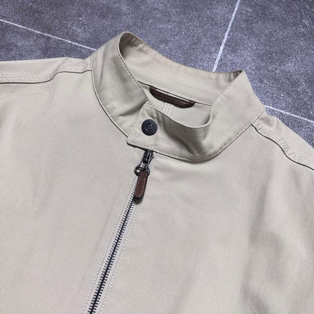 dunhill ライトジャケット コットン ダンヒル 春夏 ririジップ 本革