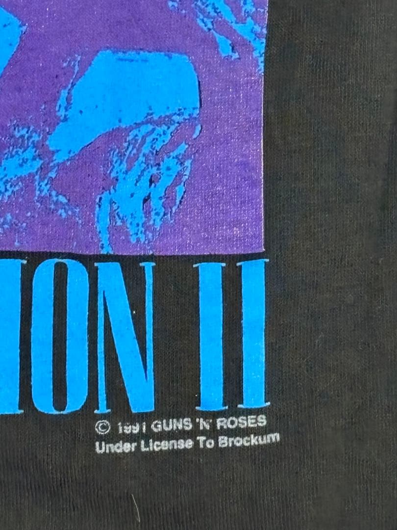 激レアL！guns n' roses ×BROCKUM ヴィンテージTシャツ難有