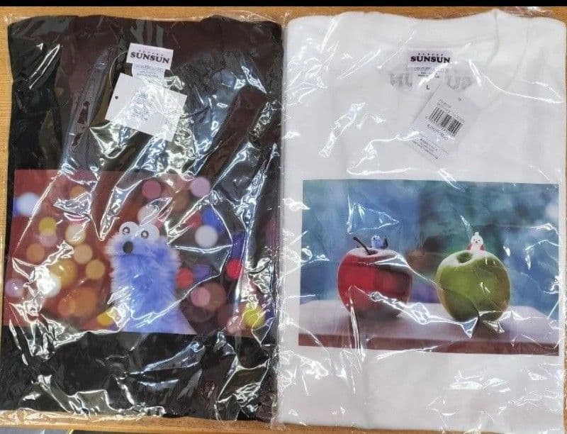 【新品・未開封】パペットスンスン　BIG Tシャツ リンゴ&ライト　2枚セット