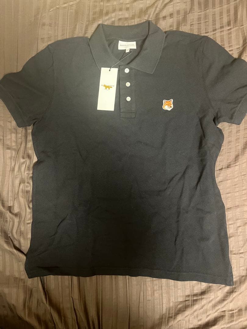 【新品】MAISON KITSUNE フォックスヘッド　ポロシャツ　メゾンキツネ