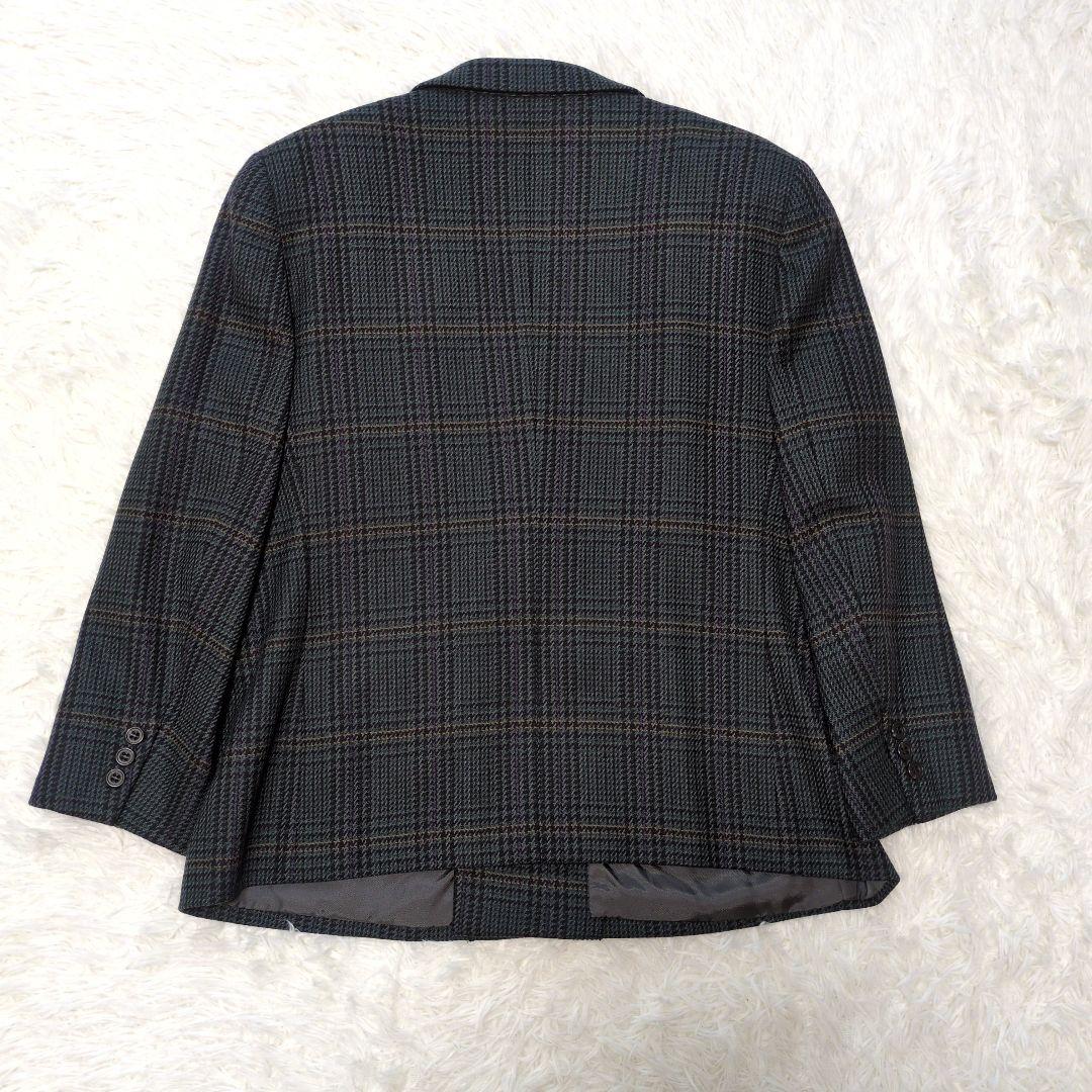希少　BURBERRY’S　グレンチェック　ダブルジャケット　カシミヤ