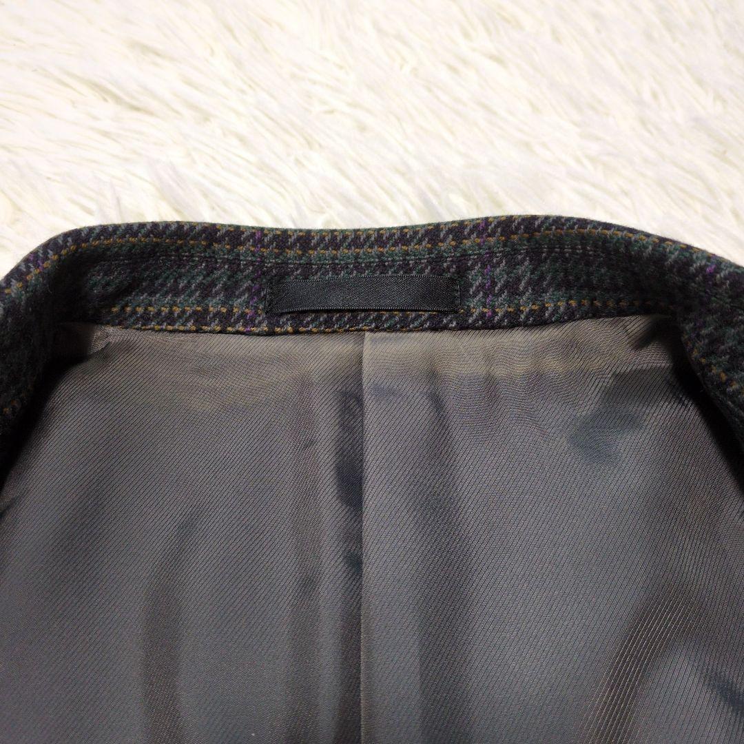 希少　BURBERRY’S　グレンチェック　ダブルジャケット　カシミヤ