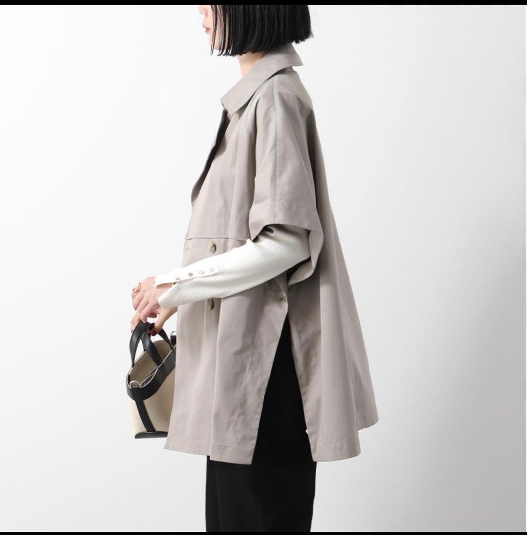 HERNO/ヘルノ IM000184D オーバーサイズ トレンチグレー 42