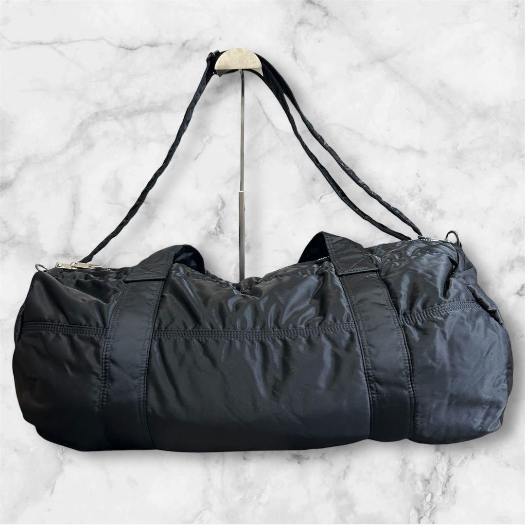 【廃盤品】PORTER タンカー ボストンバッグ 大容量 2way ブラック