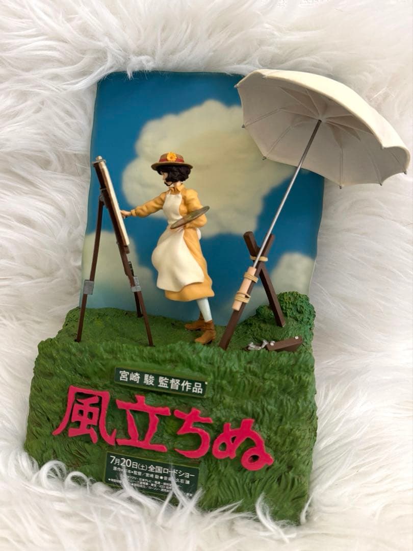再出品＊ 風立ちぬ フィギュア 劇場用卓上ディスプレイ 宮崎駿 スタジオジブリ