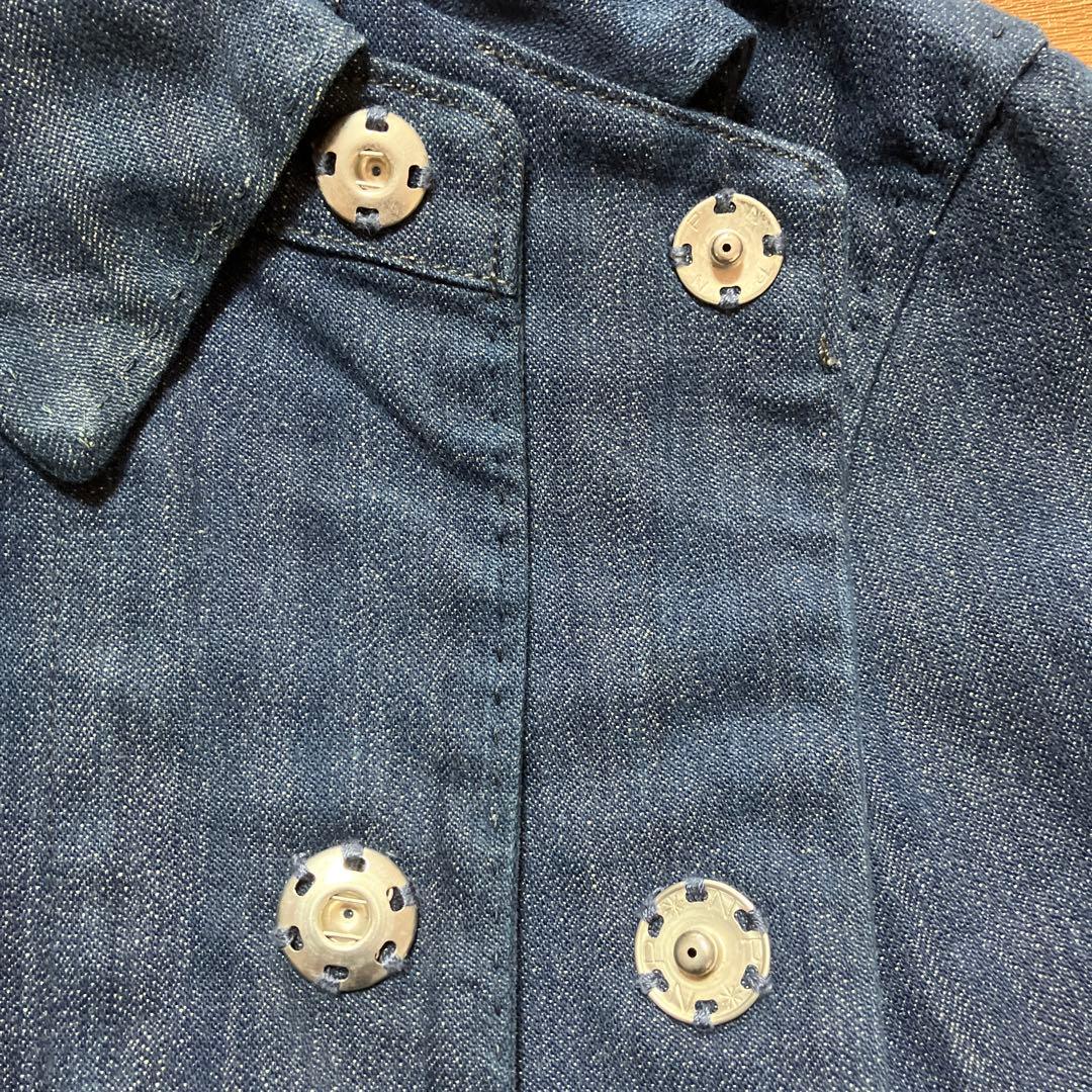 BLUE BLUE ブルーブルー　カバーオール　デニムジャケット　藍染め