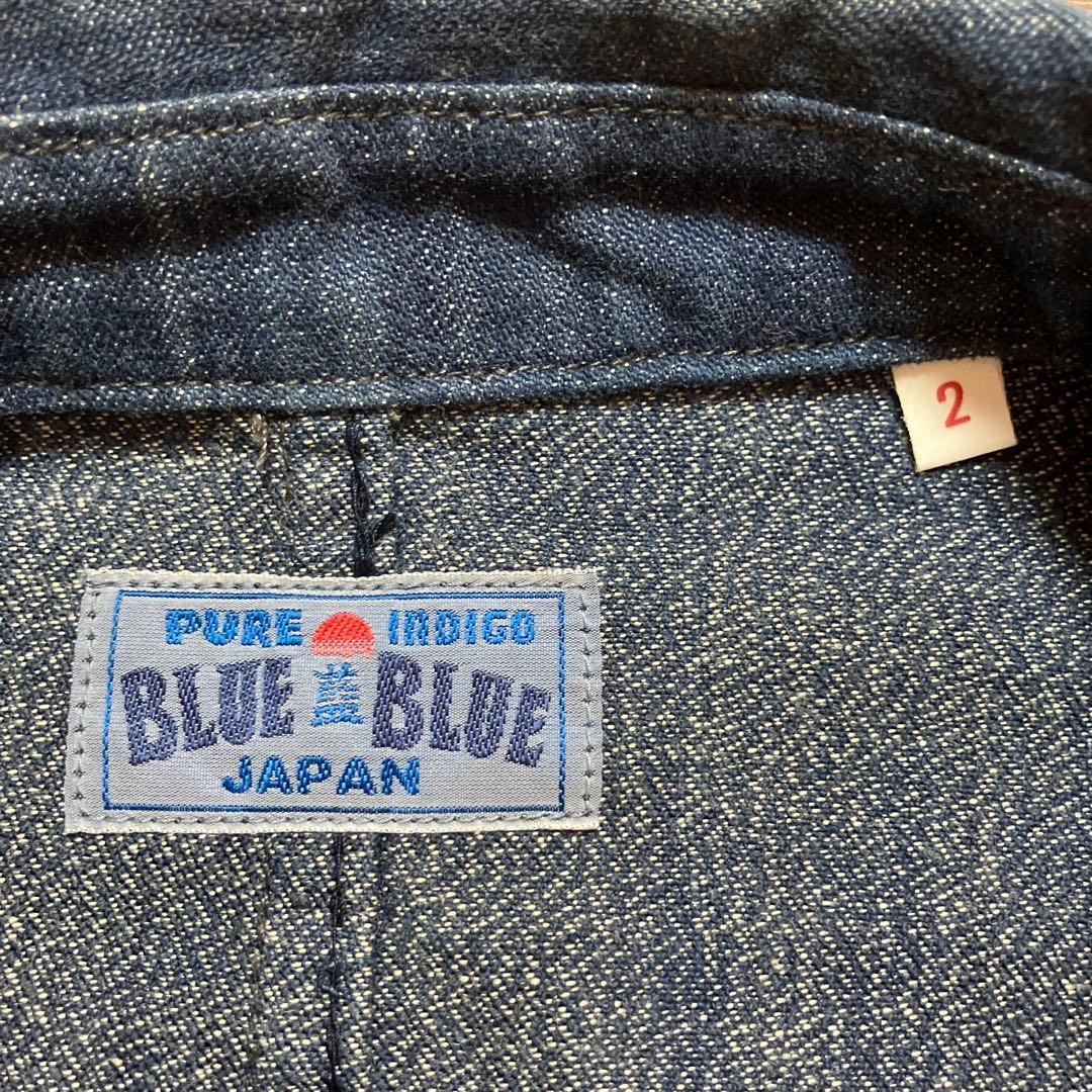 BLUE BLUE ブルーブルー　カバーオール　デニムジャケット　藍染め