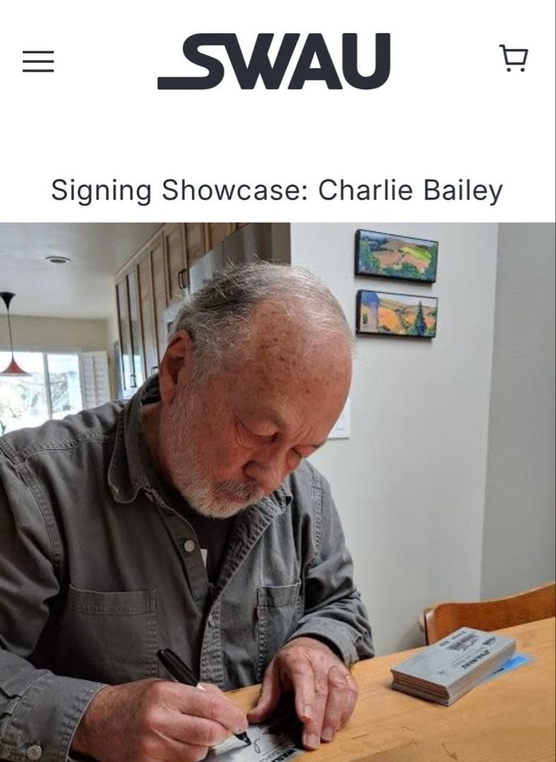 Charlie Bailey 直筆サイン ILMモデルメーカー スターウォーズ