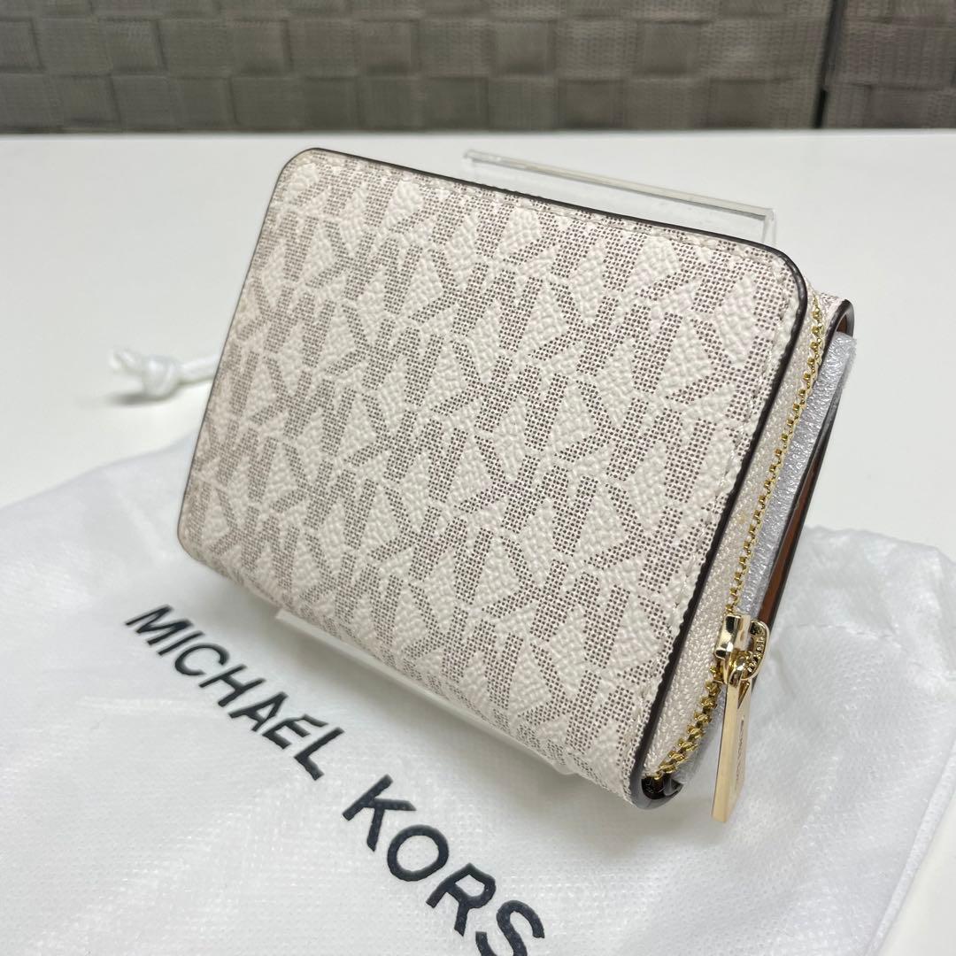 マ*コ様 新品　MICHAEL KORS モノグラム三つ折り財布