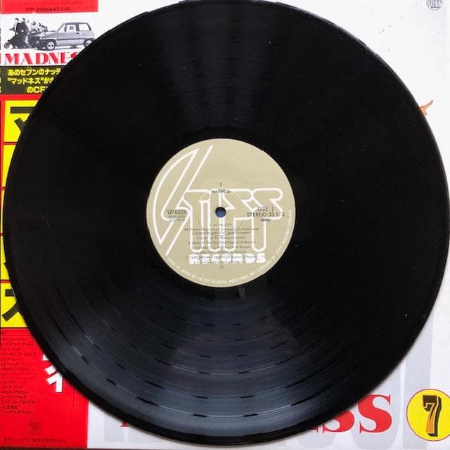 【LP】マッドネス『7』国内盤 帯付 ホンダ・シティCM曲収録 d959y96