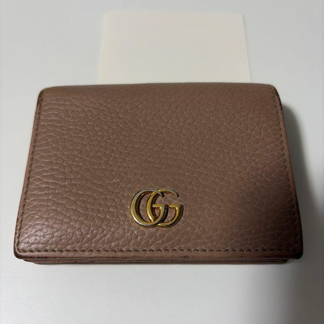 GUCCI レザー 二つ折り財布