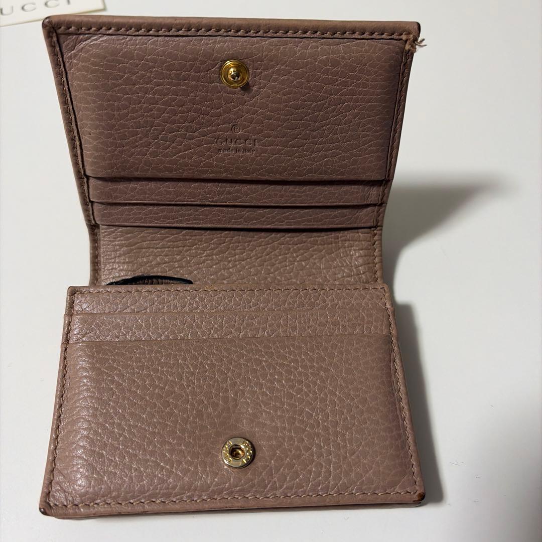 GUCCI レザー 二つ折り財布