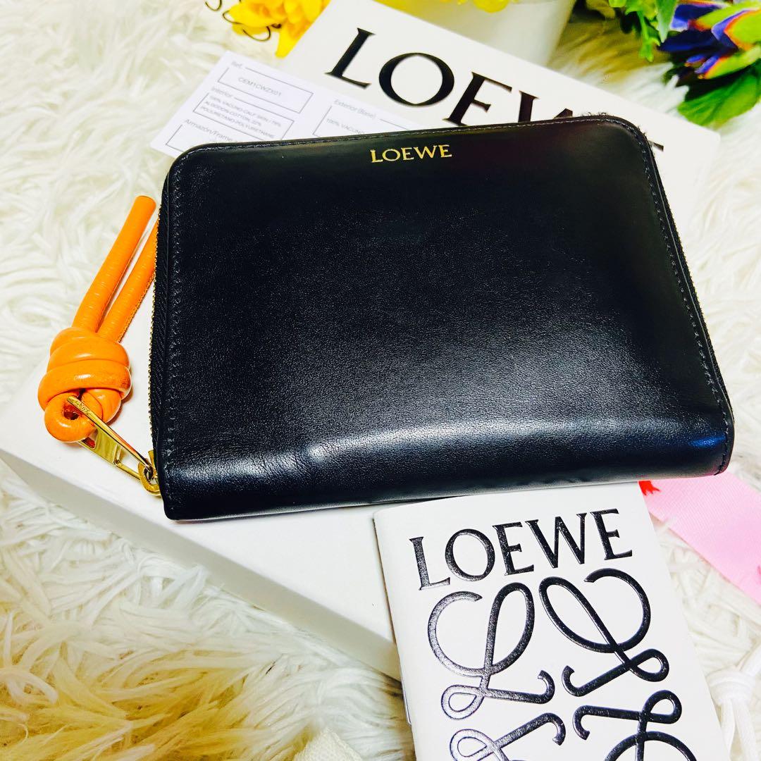 付属品完備✨LOEWE✨ロエベ ✨財布✨レザー✨ウォレット✨カーフレザー✨本革✨