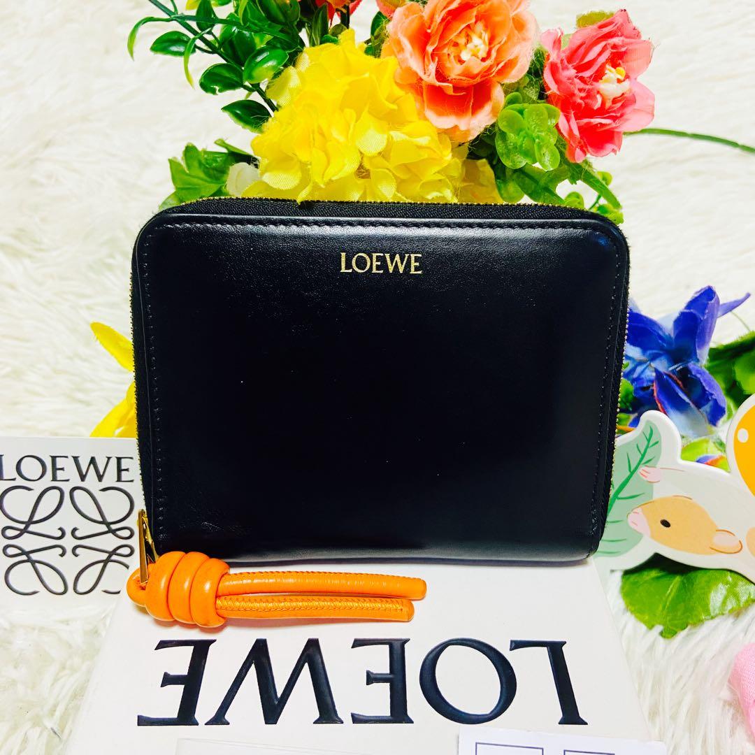 付属品完備✨LOEWE✨ロエベ ✨財布✨レザー✨ウォレット✨カーフレザー✨本革✨