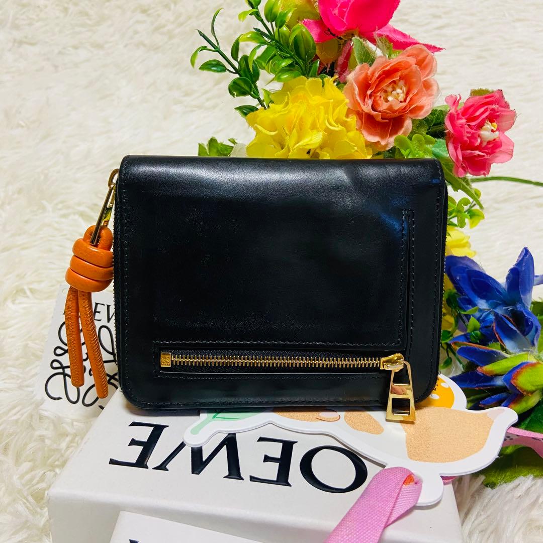 付属品完備✨LOEWE✨ロエベ ✨財布✨レザー✨ウォレット✨カーフレザー✨本革✨