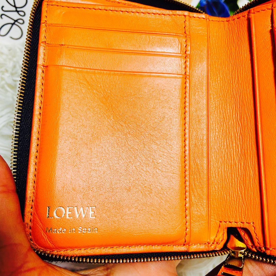 付属品完備✨LOEWE✨ロエベ ✨財布✨レザー✨ウォレット✨カーフレザー✨本革✨