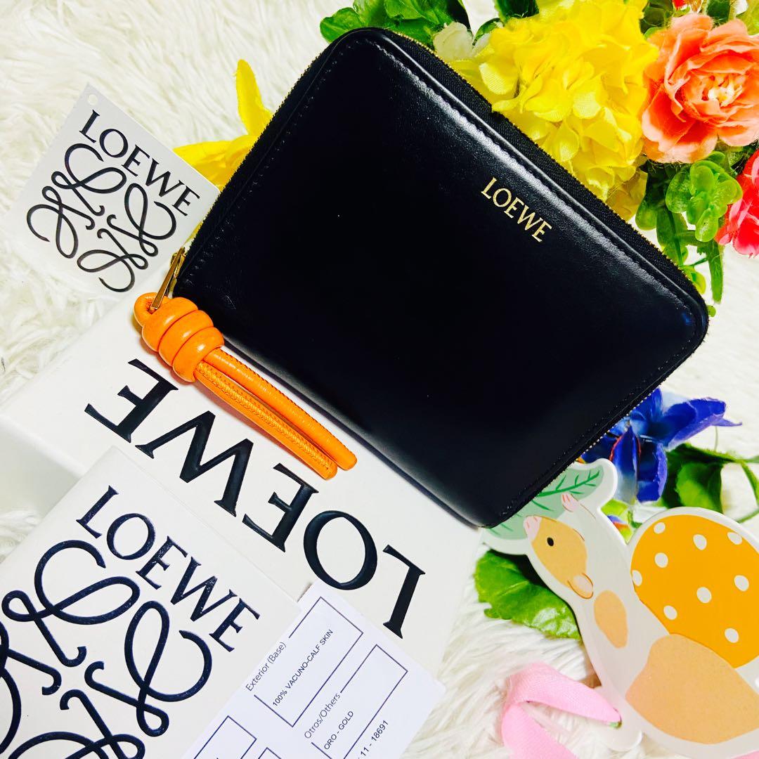 付属品完備✨LOEWE✨ロエベ ✨財布✨レザー✨ウォレット✨カーフレザー✨本革✨