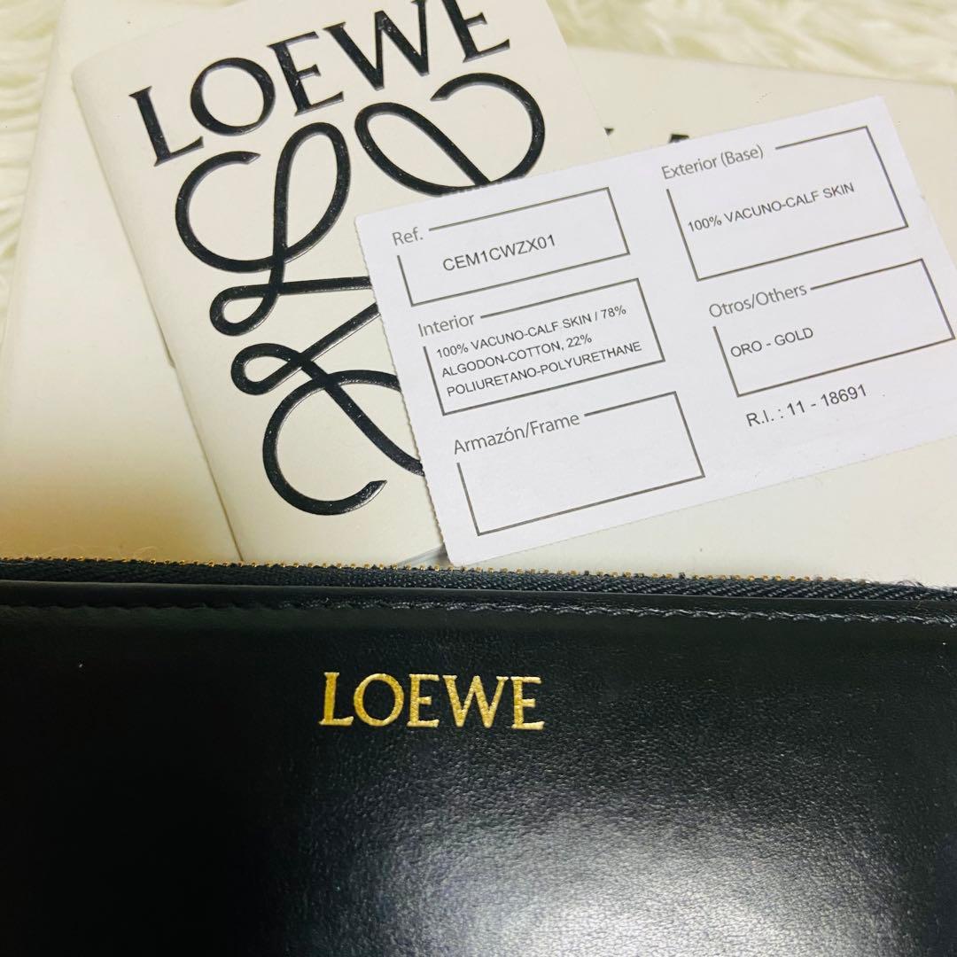 付属品完備✨LOEWE✨ロエベ ✨財布✨レザー✨ウォレット✨カーフレザー✨本革✨
