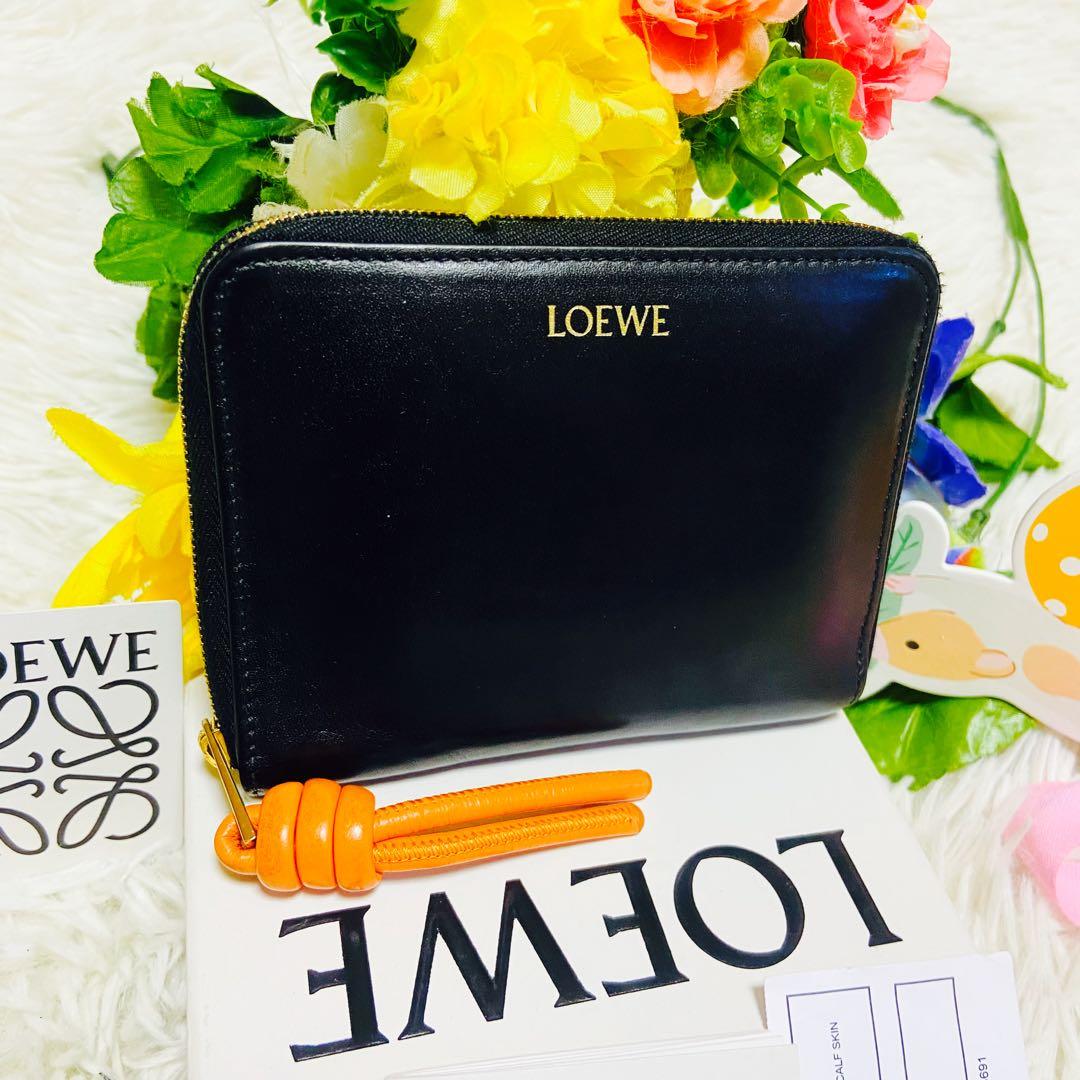 付属品完備✨LOEWE✨ロエベ ✨財布✨レザー✨ウォレット✨カーフレザー✨本革✨
