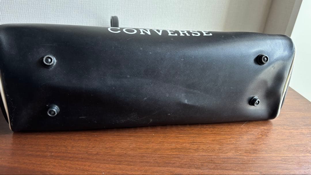 CONVERSE ALL STAR レザーボストンバッグ ブラック