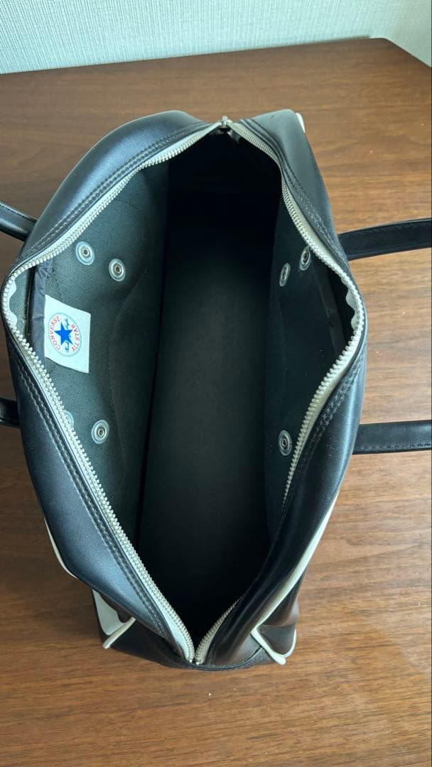 CONVERSE ALL STAR レザーボストンバッグ ブラック