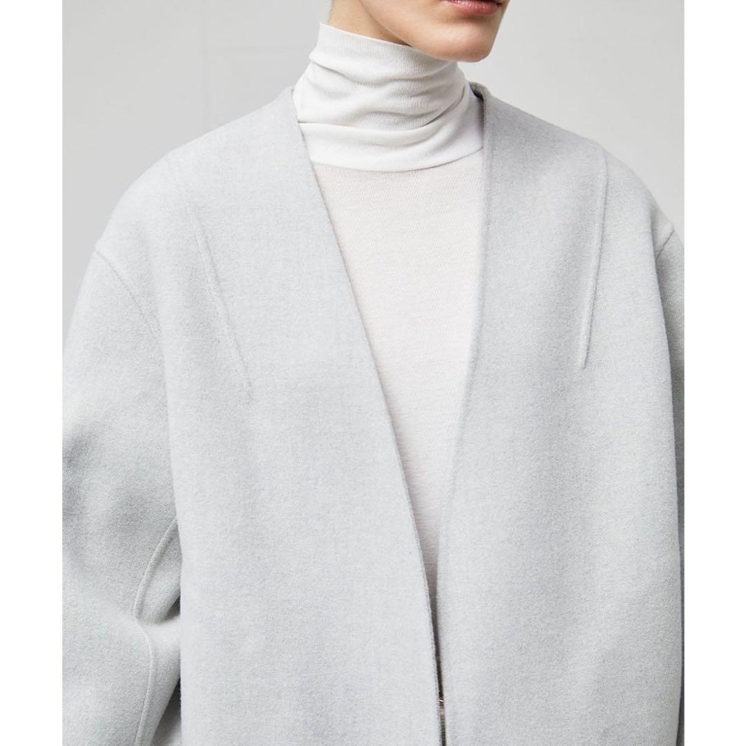 美品　BEIGE,（ベイジ,） GRASSE / リバーウールクロップドコート