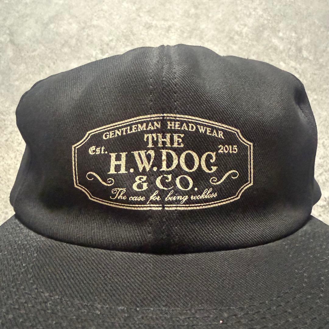H.W.DOG & CO. ブラック トラッカーキャップ サイズ 38