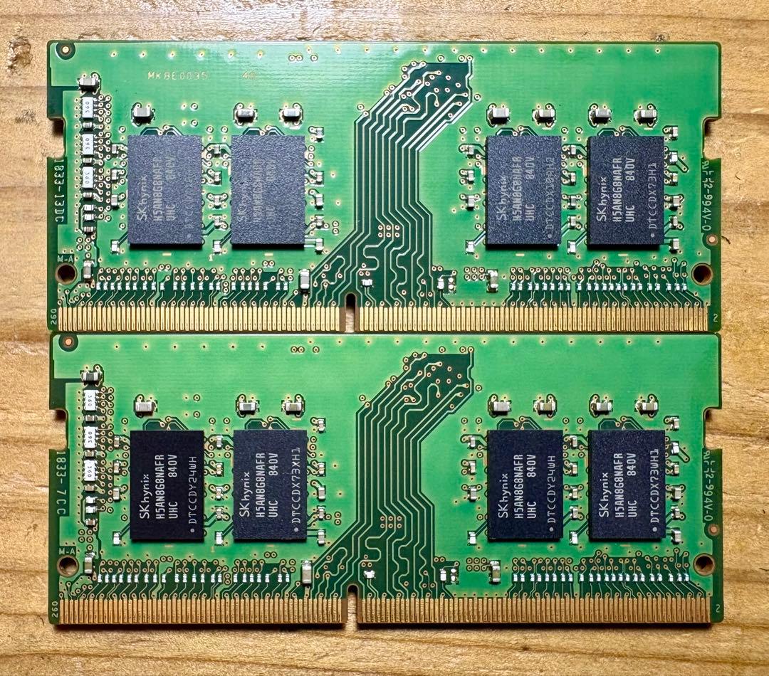 SK hynix DDR4 メモリ 8GB*2 =16GB PC4-2400T