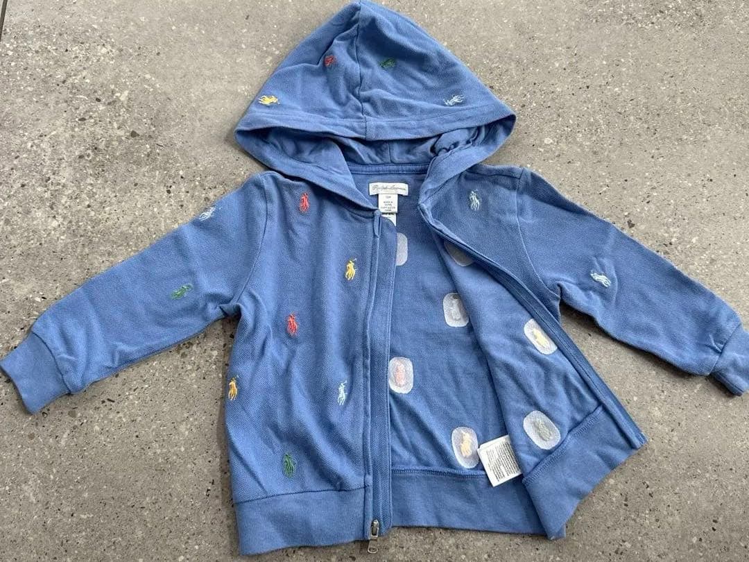 RALPH LAURENラルフローレン 刺繍ポニーセットアップ　18M 85cm