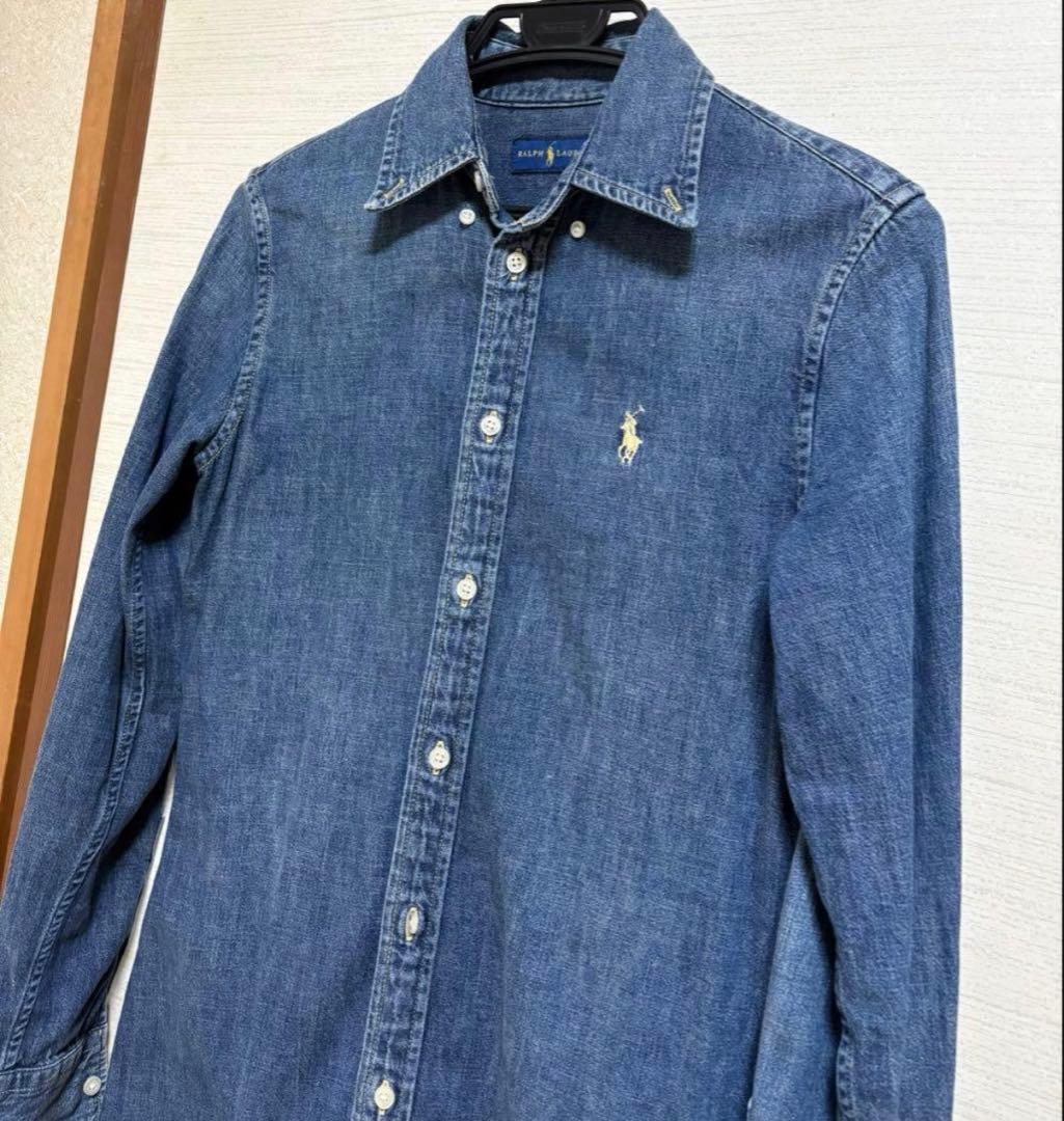 ラルフローレン　デニム　シャツ　ワンピース