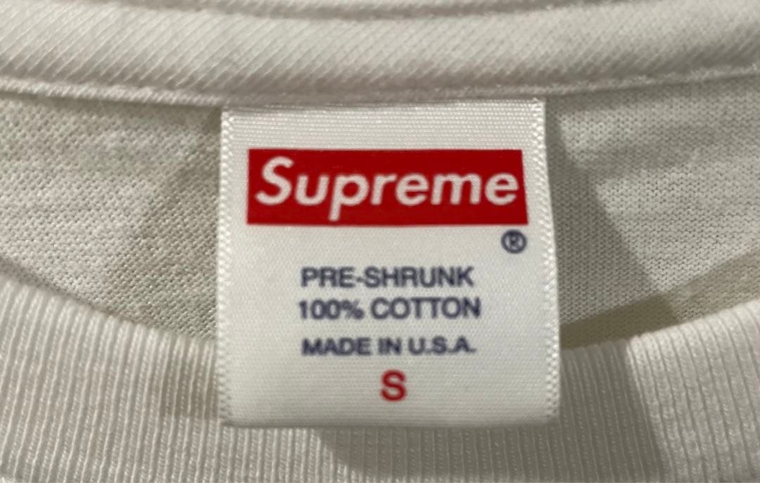 supreme ボックスロゴ　ロングスリーブ　tシャツ