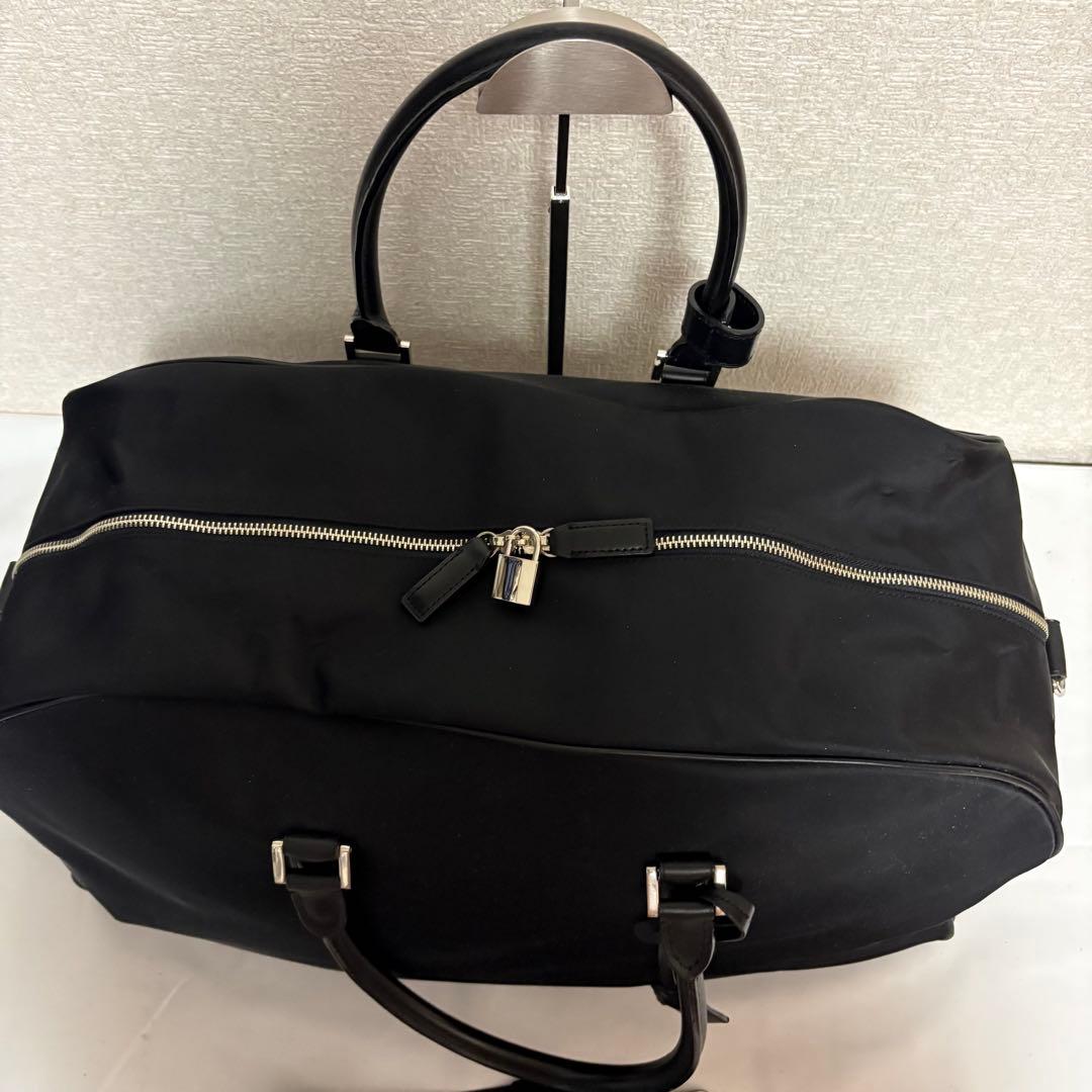 美品❗️アニエス・ベー Agnes b 黒 ナイロン ボストン 旅行 出張