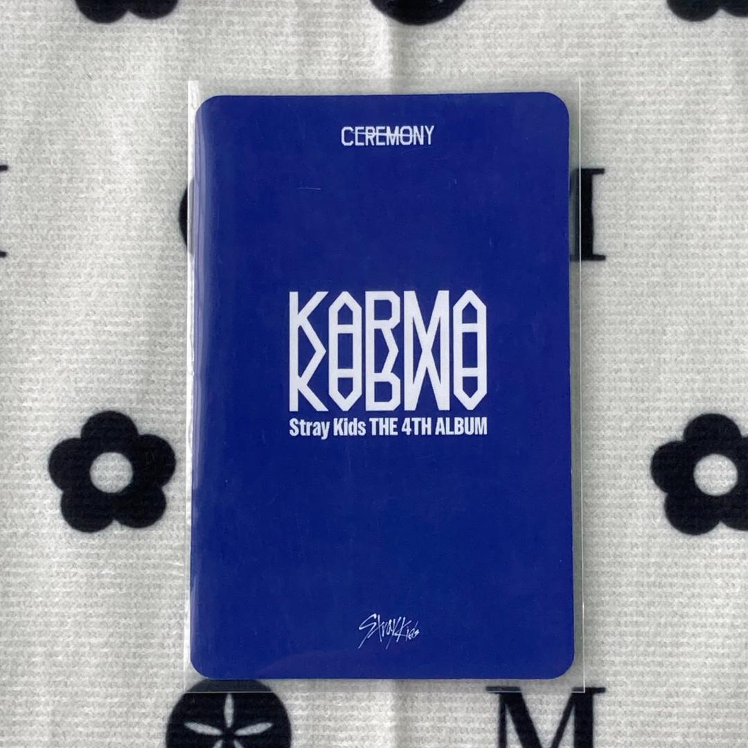StrayKids リノ 韓国 KARMA 事前収録 サノク トレカ