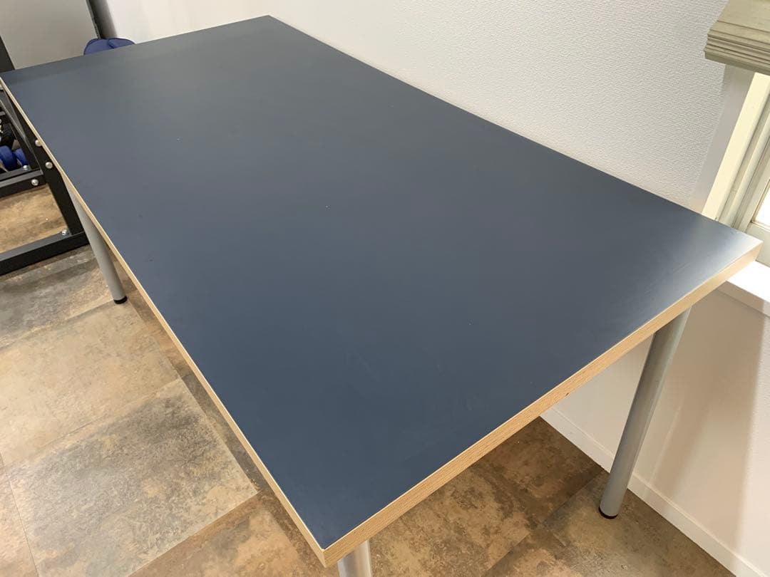 LINNMON ADILS デスク, ダークグレー,150x75 cm IKEA