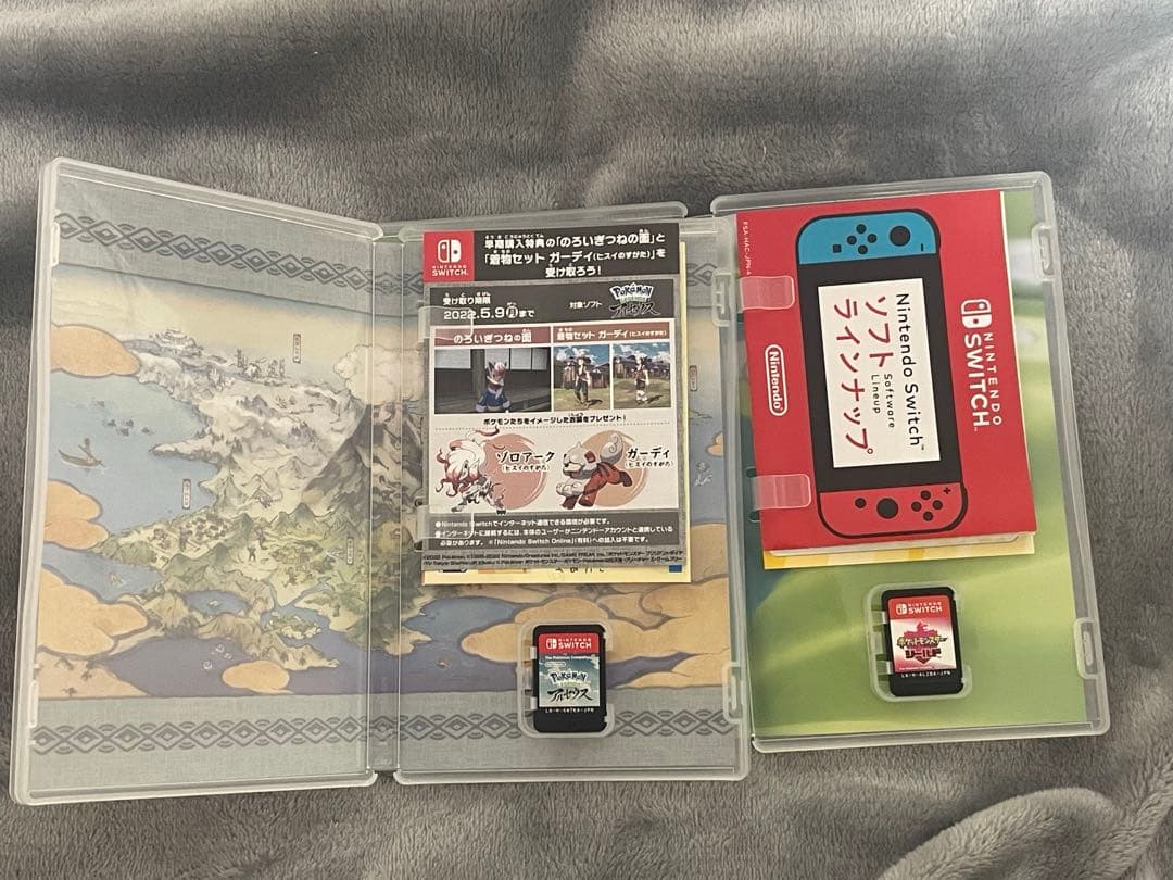 Switch ソフト　ポケモン アルセウス シールド
