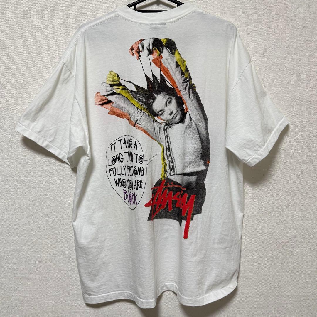 【XL】 Stussy x Björk ビョーク Tシャツ リプリント
