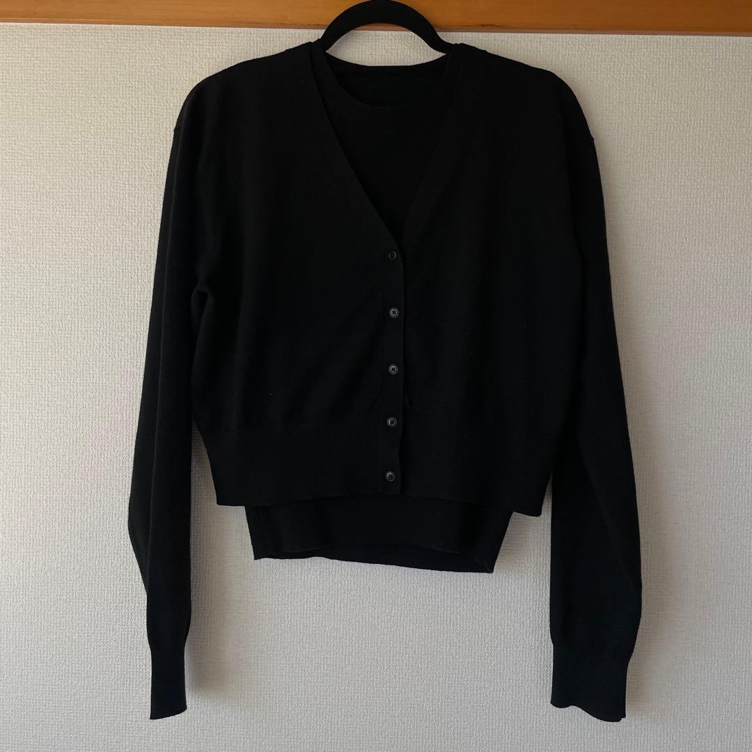 トップス TODAYFUL 2set Useful Knit Black
