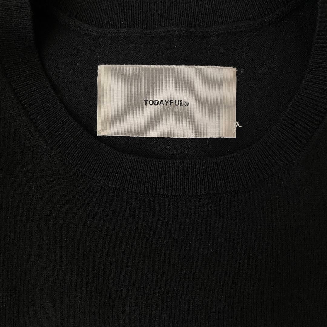 トップス TODAYFUL 2set Useful Knit Black