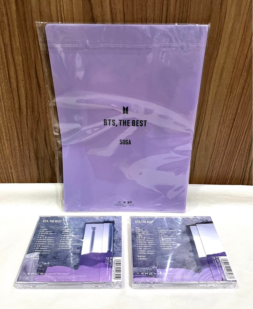 ☆新品☆ BTS「THE BEST」CD2枚 クリアファイル 全員分 8枚セット