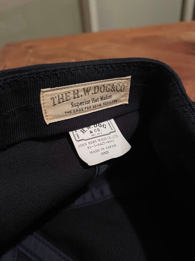 THE H.W.DOG&CO. トラッカーキャップ　ネイビー