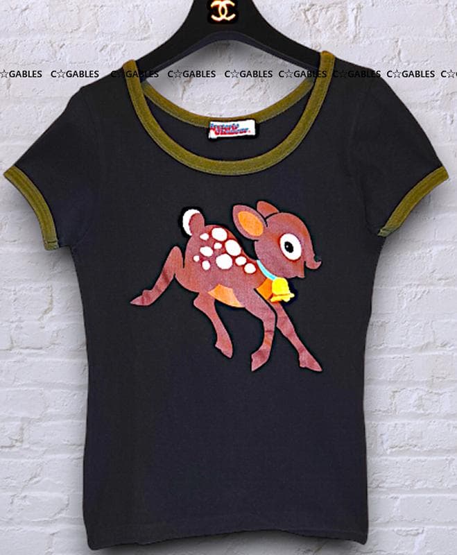90s 初期　VINTAGE ヒステリックグラマー　バンビ　リンガー Tシャツ
