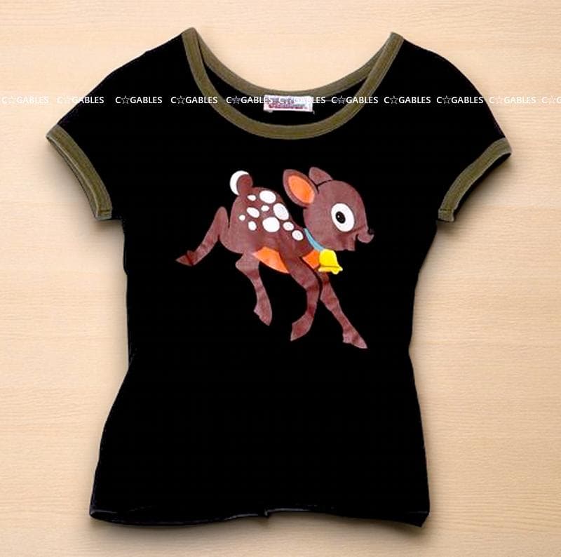 90s 初期　VINTAGE ヒステリックグラマー　バンビ　リンガー Tシャツ