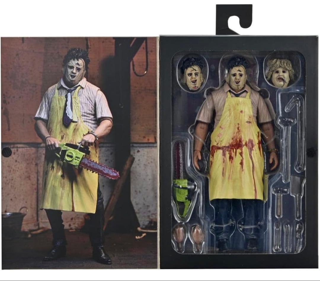 ネカ　 悪魔のいけにえ　50周年記念　レザーフェイス　NECA 新品　未開封